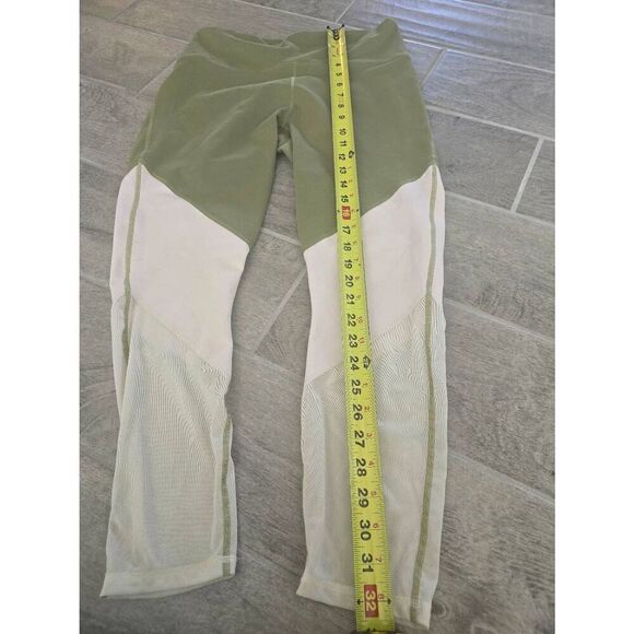 Women's Fabletics Zone High-Waisted 7/8 Leggings Green Powerhold Size Large‎ - Picture 2 of 5